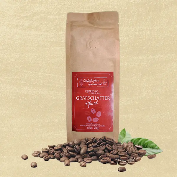 Verpackung Espresso Kaffee von Grafschafter Genusswerk