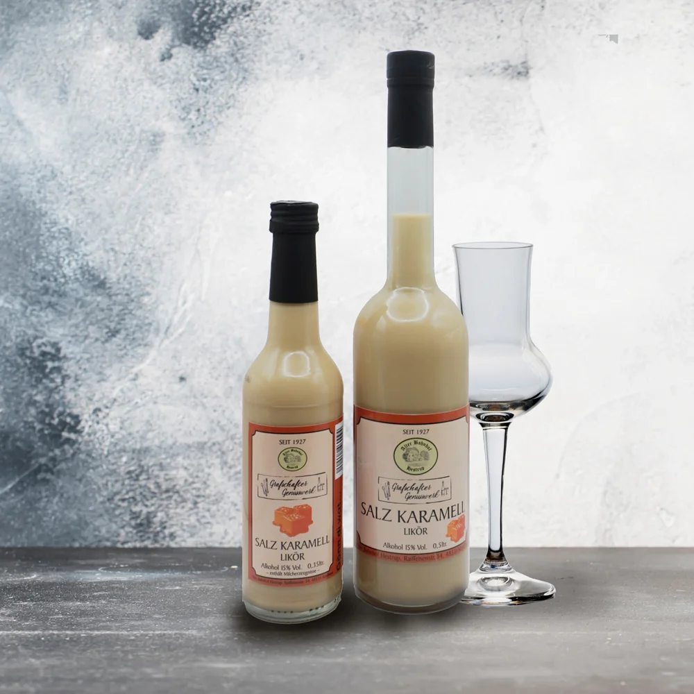 Flasche Salzkaramell-Likör von Grafschafter Genusswerk